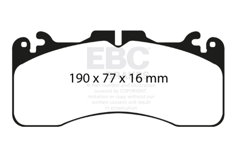 Lexus GS-F Brake Pads - Front - EBC - Bluestuff NDX - `16-`27