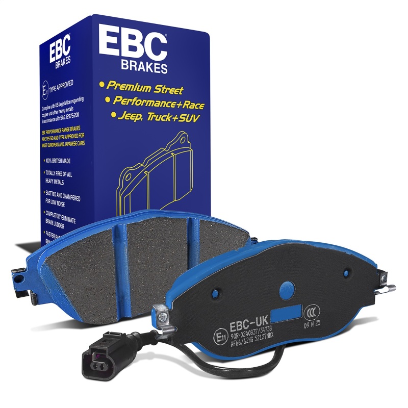 Volkswagen GTI Brake Pads - Front - EBC - Bluestuff - `15-`27