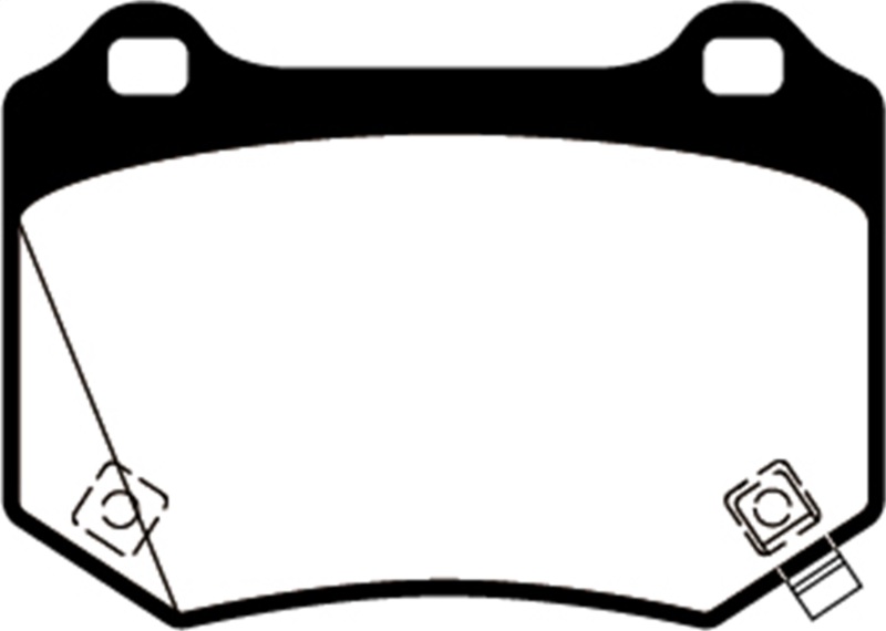 Subaru WRX STI Brake Pads - Racing - Rear - EBC - Bluestuff NDX - `18-`27