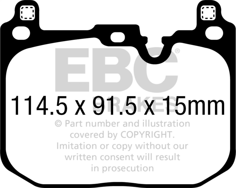 BMW X2 Brake Pads - Front - EBC - Bluestuff NDX - `18-`27