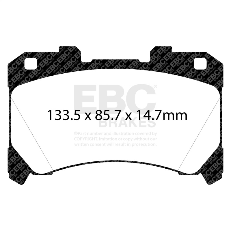 Toyota GR Corolla Brake Pads - Front - EBC - Bluestuff NDX - `23-`27