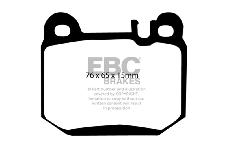Mercedes-Benz M-Class Brake Pads - Rear - EBC - Greenstuff 6000 Series - `00-`01