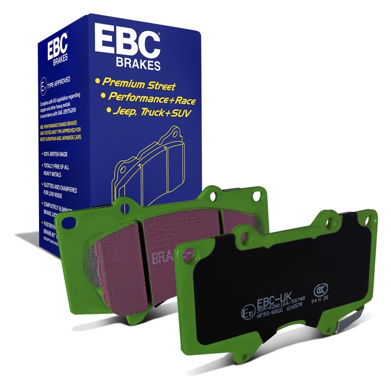 Lexus GX460 Brake Pads - Front - EBC - 6000 Series Greenstuff - `10-`27