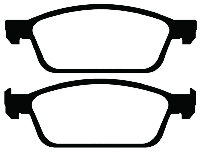 Ford Escape Brake Pads - Front - EBC - Greenstuff - `13-`27