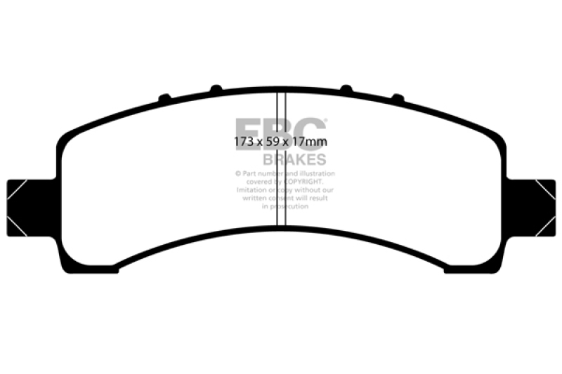 Cadillac Escalade Brake Pads - Rear - EBC - Extra Duty - 2002