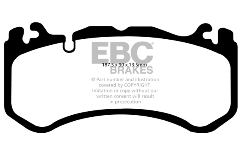 Mercedes-Benz G63 AMG Brake Pads - Front - EBC - Extra Duty - `12-`18
