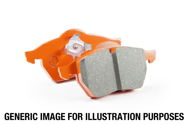 Porsche Cayenne Brake Pads - Front - EBC - Orangestuff 9000 Series Race - `18-`27