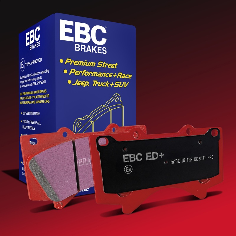 Nissan Titan Brake Pads - Rear - EBC - Orangestuff 9000 Series - `16-`27