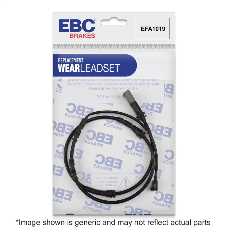 Porsche Boxster Brake Wear Lead Sensor Kit - Front - EBC - For FMSI Pad No. D737/D1135, Cast Iron Rotor Only - `04-`08 Porsche Boxster Brake Wear Lead Sensor Kit - Front - EBC - For FMSI Pad No. D737/D1135, Cast Iron Rotor Only - `04-`08