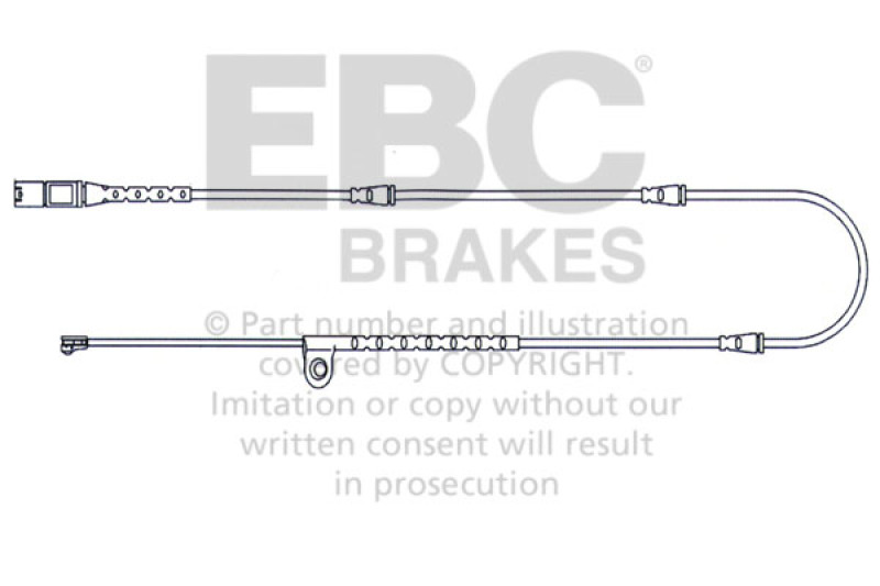 BMW X5 Brake Wear Lead Sensor Kit - Front - EBC - For FMSI Pad No. D1381; Vented; 5 Bolt Holes; 365mm Dia.; 62mm Height; 36mm Thick; 75mm Center Hole Dia. - `10-`14 BMW X5 Brake Wear Lead Sensor Kit - Front - EBC - For FMSI Pad No. D1381; Vented; 5 Bolt Holes; 365mm Dia.; 62mm Height; 36mm Thick; 75mm Center Hole Dia. - `10-`14