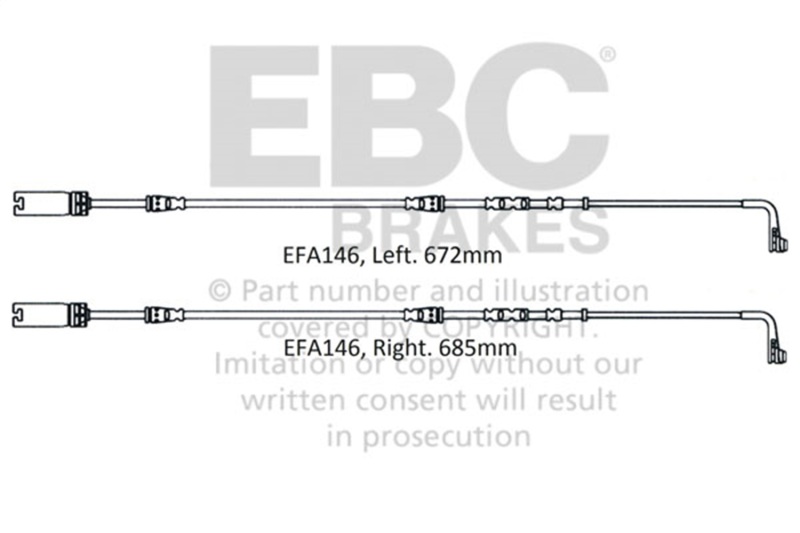 BMW M3 Brake Wear Sensor - Front - EBC - `08-`10