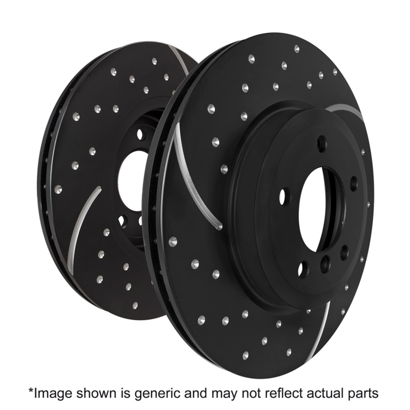 Subaru Ascent Brake Rotor (2) - Rear - EBC - 3GD Series Sport Slotted - `18-`27