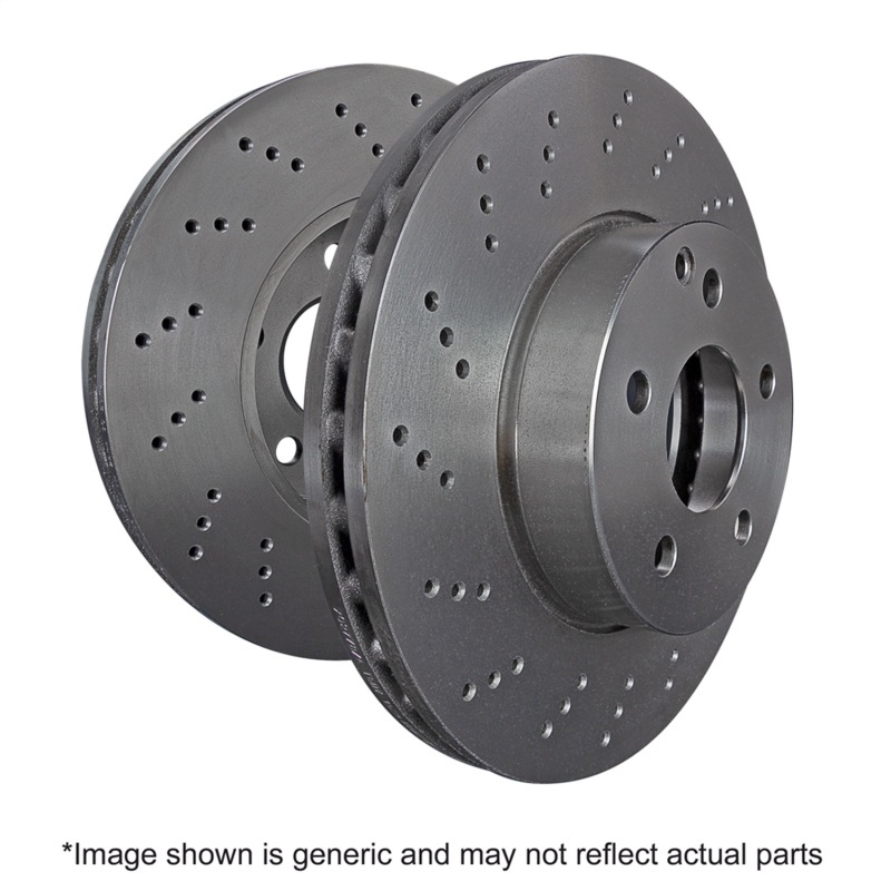Mercedes-Benz E350 Brake Rotors (2) - Front - EBC - Ultimax Slotted Premium - `10-`27