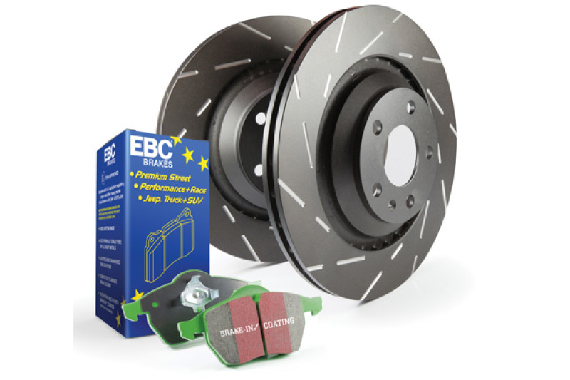 Ford Escape Brake Pads + Rotors - Front - EBC - USR Rotors + Greenstuff 6000 Pads - `17-`27