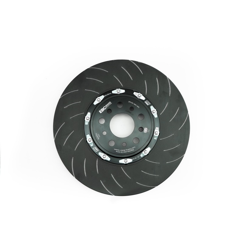 BMW M4 Brake Rotors (2) - Rear - EBC - 2-Piece SG Racing Floating Vented, 370mm (5-bolt) - `21-`27