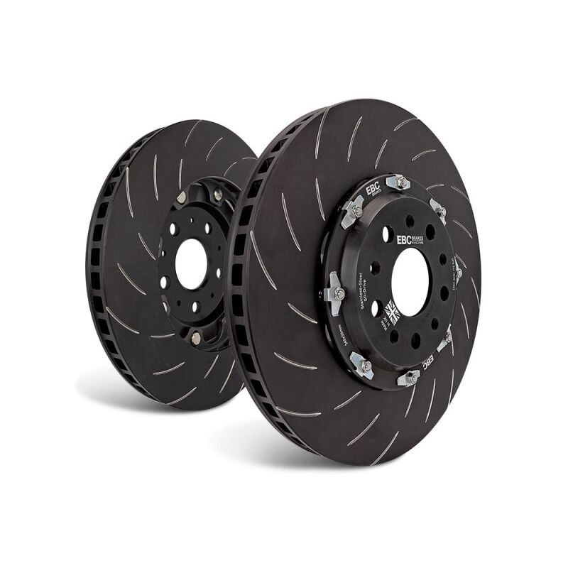 Aston Martin DB9 Brake Rotors (2) - Front + Rear - EBC - SG Racing 2 Piece - `03-`12