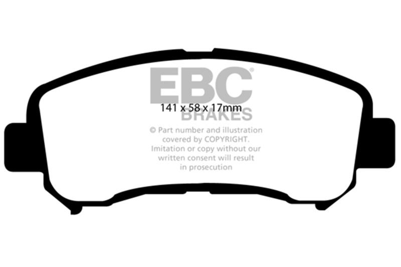 Nissan Juke Brake Pads - Front - EBC - Ultimax2 - `14-`27