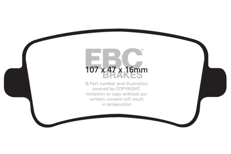 Buick Allure Brake Pads - Rear - EBC - Ultimax2 - `10-`27