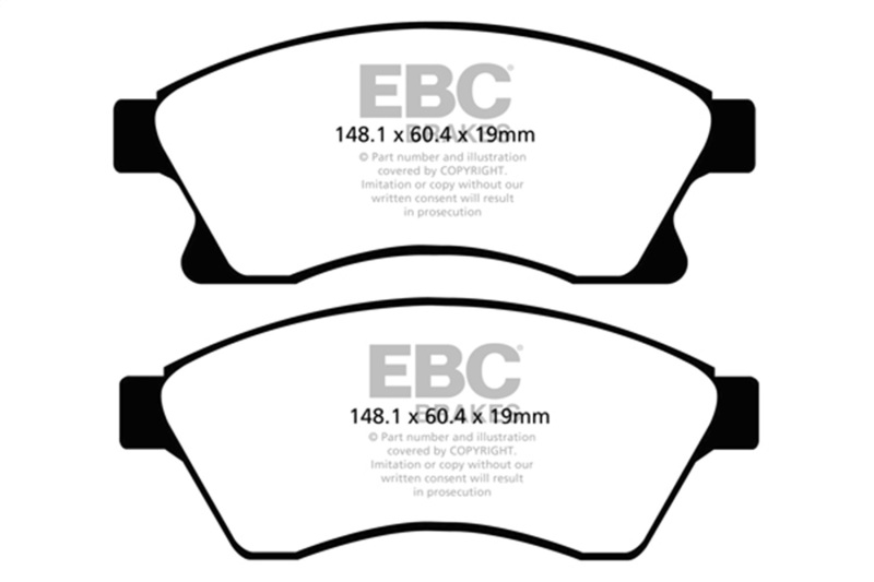 Chevrolet Cruze Brake Pads - Front - EBC - Ultimax2 - `11-`27