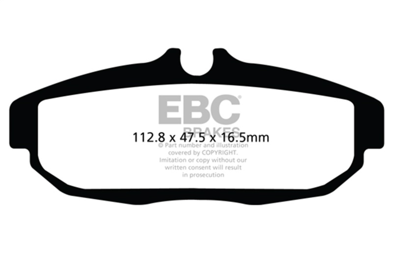 Ford Mustang Brake Pads - Rear - EBC - Ultimax2 - `12-`27