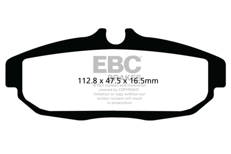 Ford Mustang Brake Pads - Rear - EBC - Ultimax2 - `12-`27