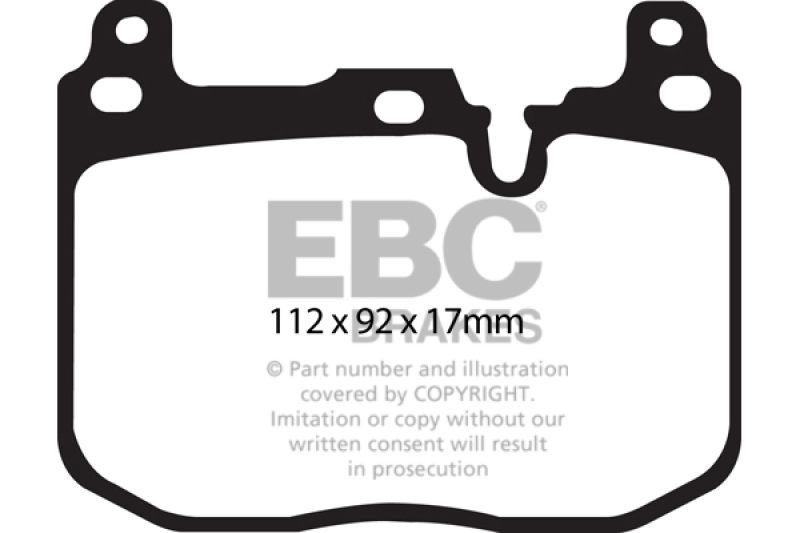 BMW 2 Series Brake Pads - Front - EBC - Ultimax2 - `14-`27