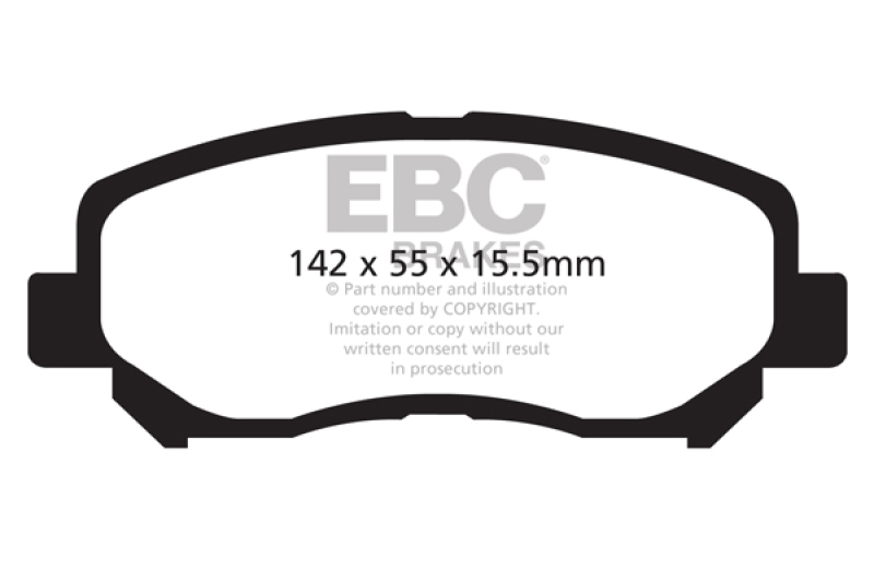 Mazda CX-5 Brake Pads - Front - EBC - Ultimax2 - `12-`27
