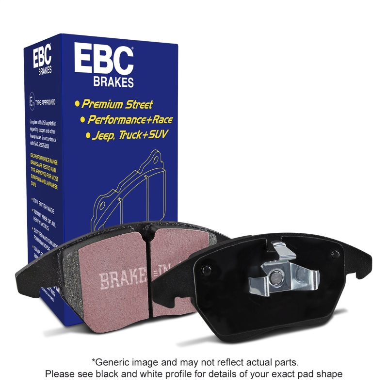 Mitsubishi Mirage Brake Pads - Front - EBC - Ultimax2 - `14-`27