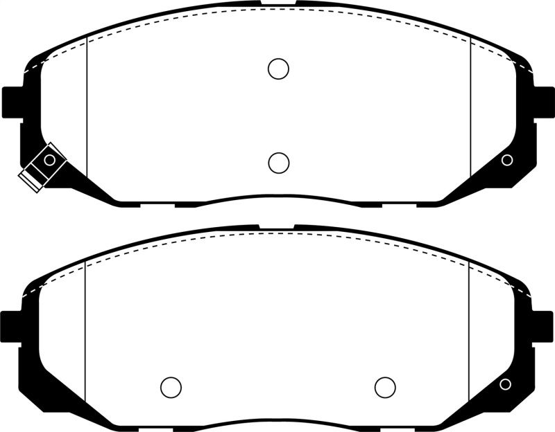 Kia Sedona Brake Pads - Front - EBC - Ultimax2 - `15-`27