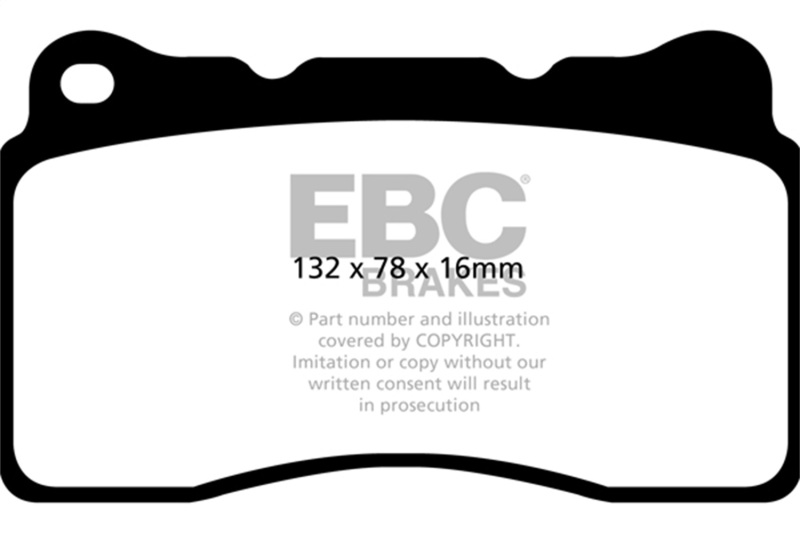 Cadillac CT6 Brake Pads - Front - EBC - Ultimax2 - Black - `16-`27