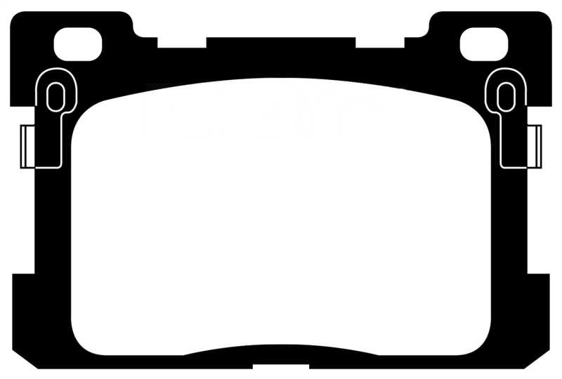 Genesis G90 Brake Pads - Rear - EBC - Ultimax2 - Black - `17-`27