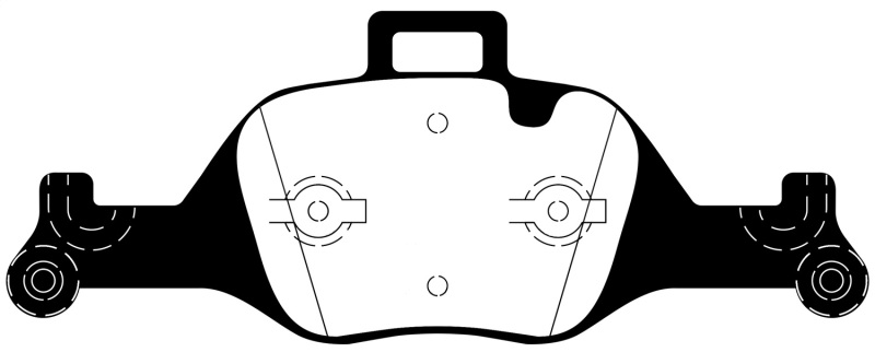 BMW 5 Series Brake Pads - Front - EBC - Ultimax - `17-`27