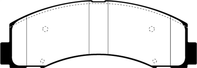 Ford F-150 Brake Pads - Front - EBC - Ultimax - `18-`27