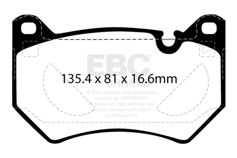 Audi Q5 FY Brake Pads - Front - EBC - Ultimax - `18-`27