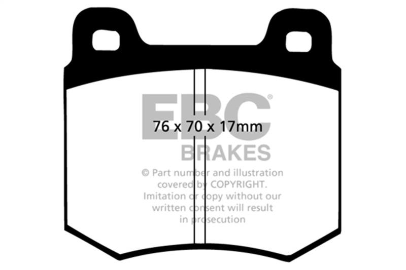 Ram 1500 Brake Pads - Front - EBC - Ultimax - Black - `19-`27