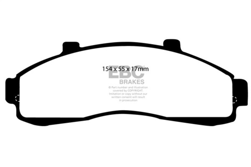 Ford Explorer Brake Pads - Front - EBC - Ultimax2 - `95-`01