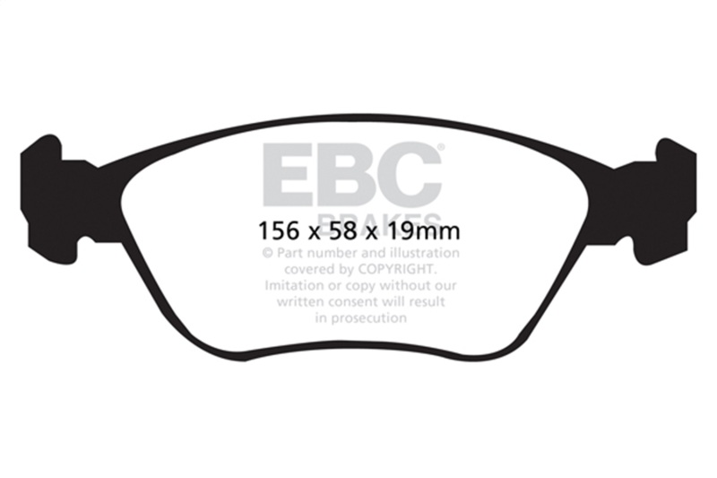 Volvo C70 Brake Pads - Front - EBC - Ultimax2 - `98-`05