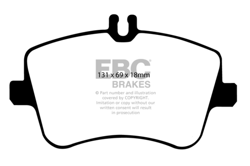 Mercedes-Benz C230 Brake Pads - Front - EBC - Ultimax2 - `02-`05