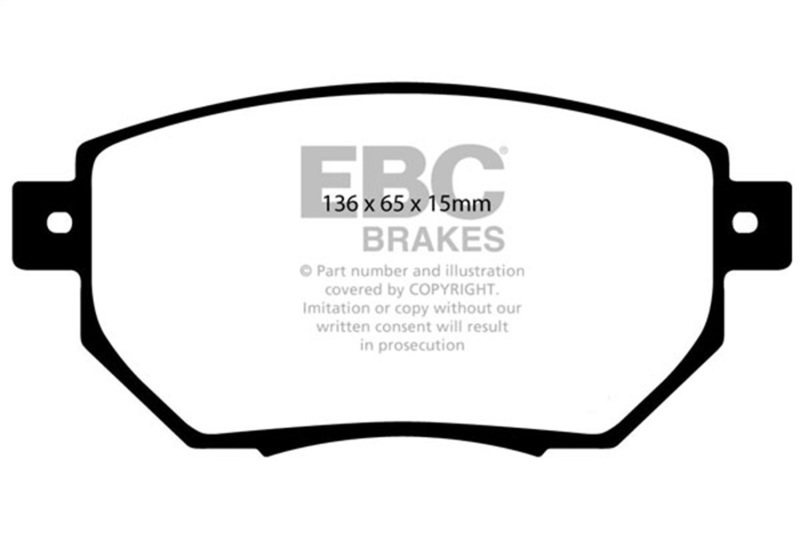 Infiniti FX35 Brake Pads - Front - EBC - Ultimax2 - `03-`05