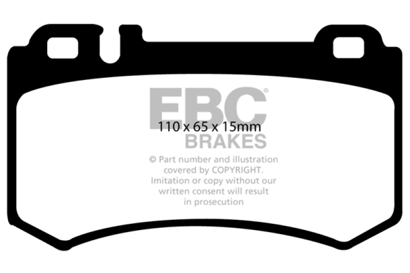 Mercedes-Benz E55 AMG Brake Pads - Rear - EBC - Ultimax2 - 2006