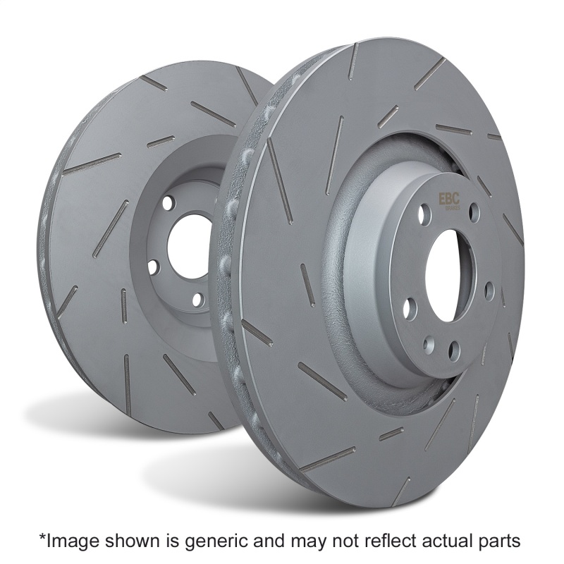 Nissan Titan Brake Rotors (2) - Rear - EBC - USR Series Sport Slotted - `16-`27