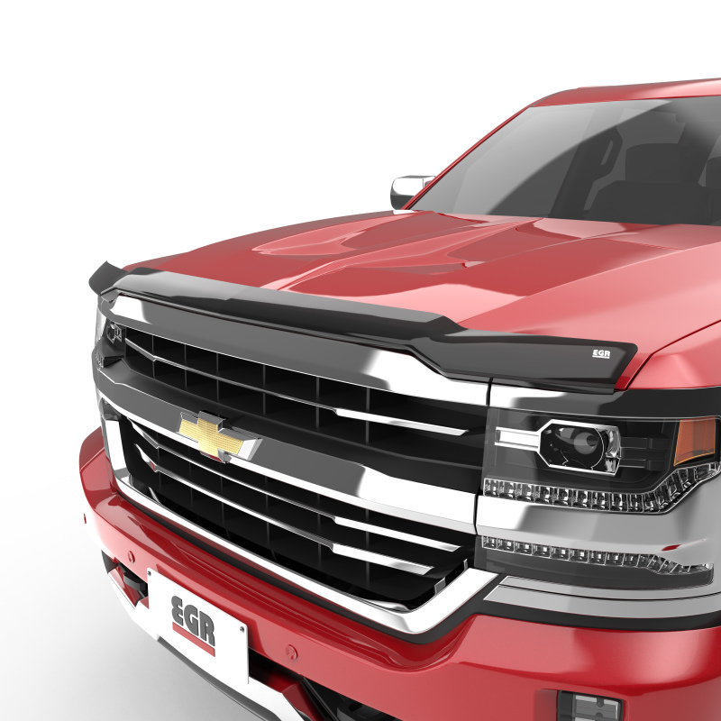 Chevrolet Silverado 2500 Hood Guard - EGR - Superguard - Dark Smoke - `16-`19