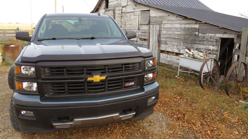 Chevrolet Silverado 2500 Hood Guard - EGR - Superguard - Matte Black - `16-`19