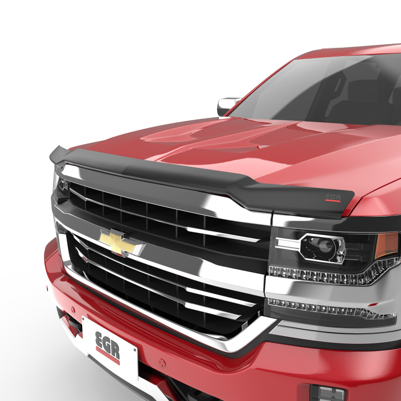 Chevrolet Silverado 2500 Hood Guard - EGR - Superguard - Matte Black - `16-`19