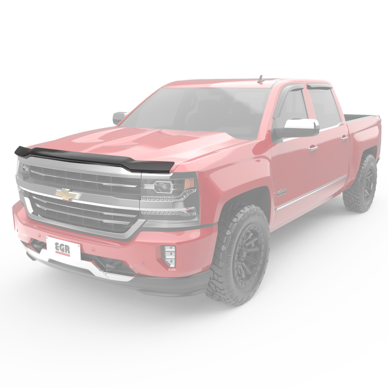Chevrolet Silverado 3500 Hood Guard - EGR - Superguard - Matte Black - `16-`19