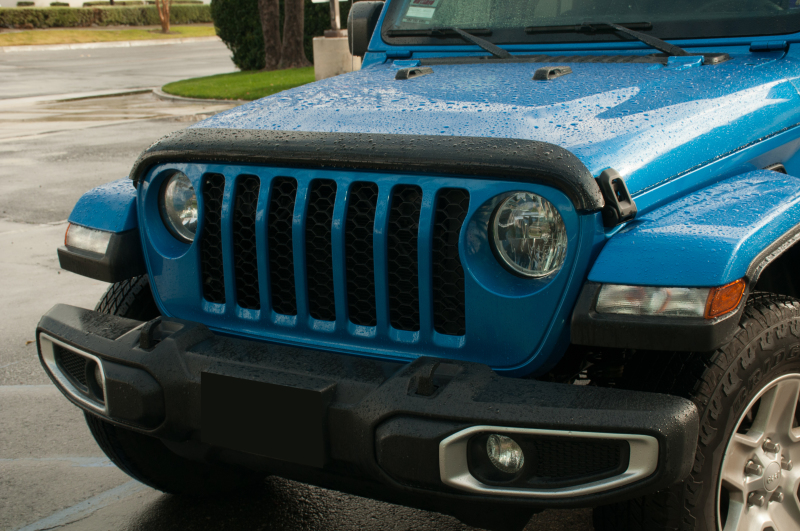 Jeep Wrangler Hood Guard - EGR - Superguard - Dark Smoke - `18-`25