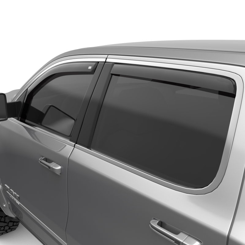 Dodge Ram 1500 Wind Deflectors - EGR - In-Channel - Matte Black - `19-`24