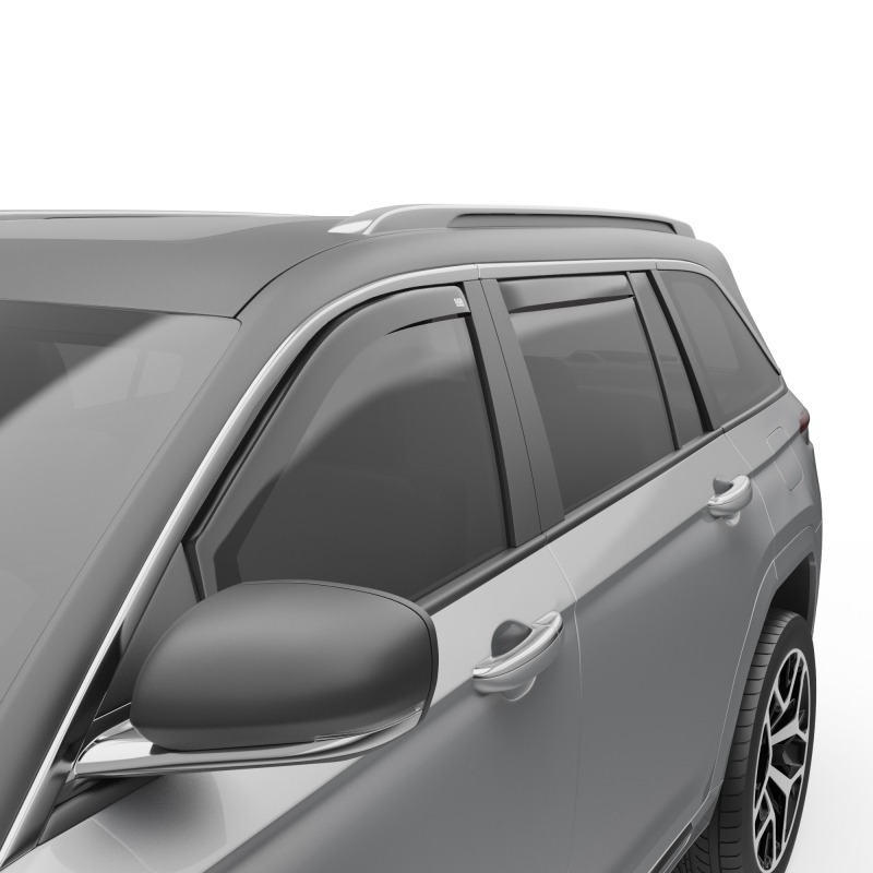 Jeep Grand Cherokee Wind Deflectors - EGR - In-channel - Smoke - `22-`25