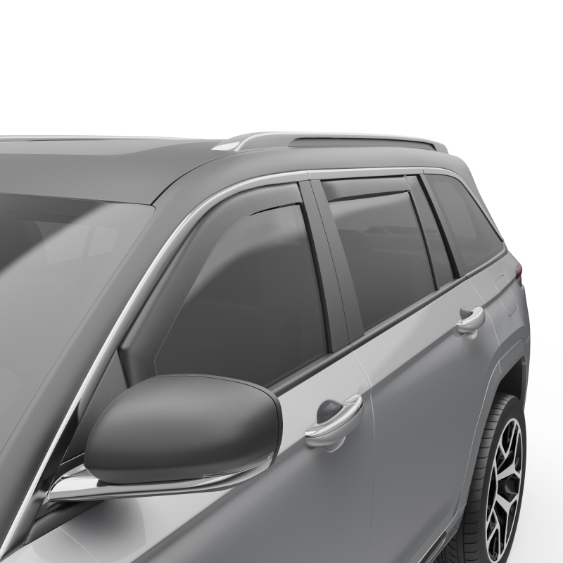 Jeep Grand Cherokee Wind Deflectors - EGR - In-channel - Matte Black - `22-`25
