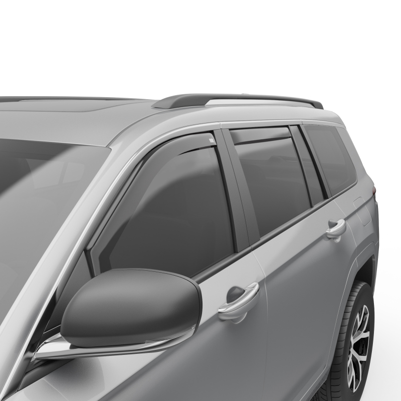 Jeep Grand Cherokee L Wind Deflectors - EGR - In-channel - Smoke Finish - `21-`25
